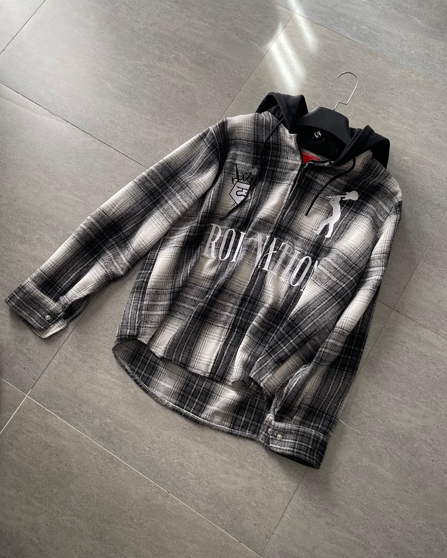$LT-YEAR FLANNEL HOODED JACKET