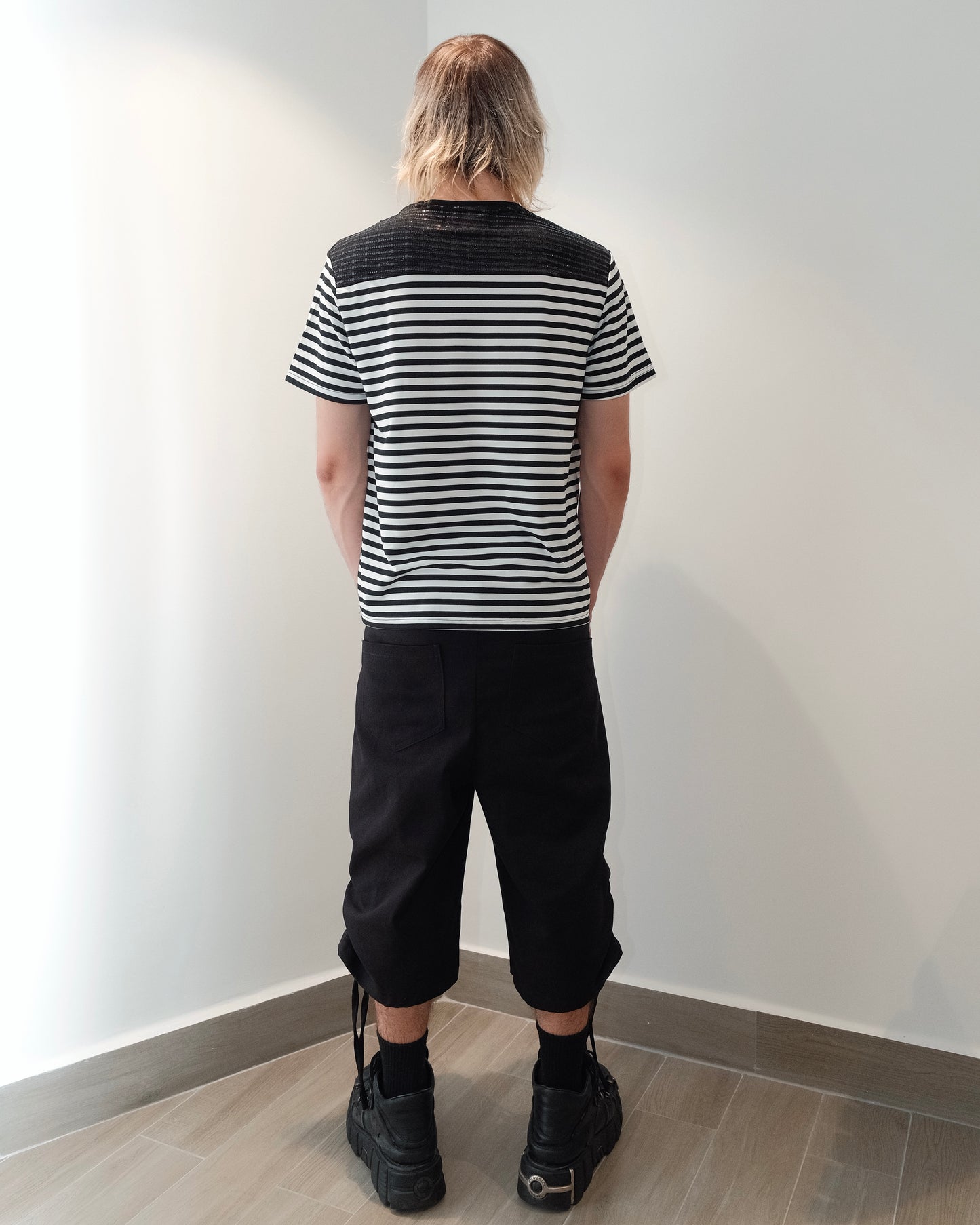 LUX KD STRIPED TEE