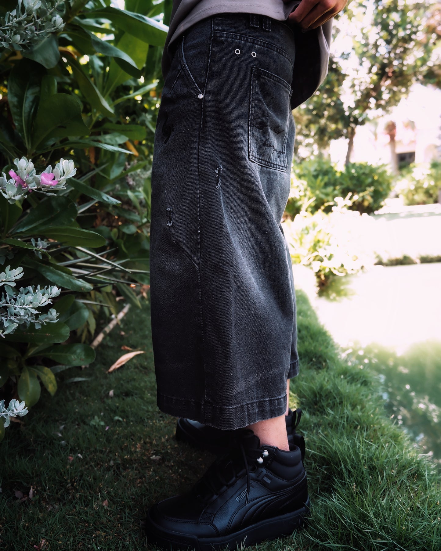 ROK MUSIC SHORT DENIM ♬