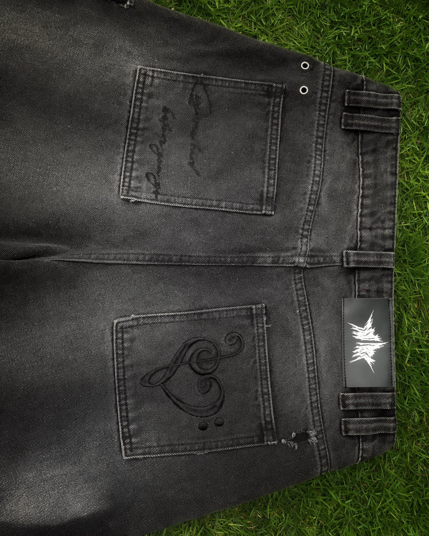 ROK MUSIC SHORT DENIM ♬