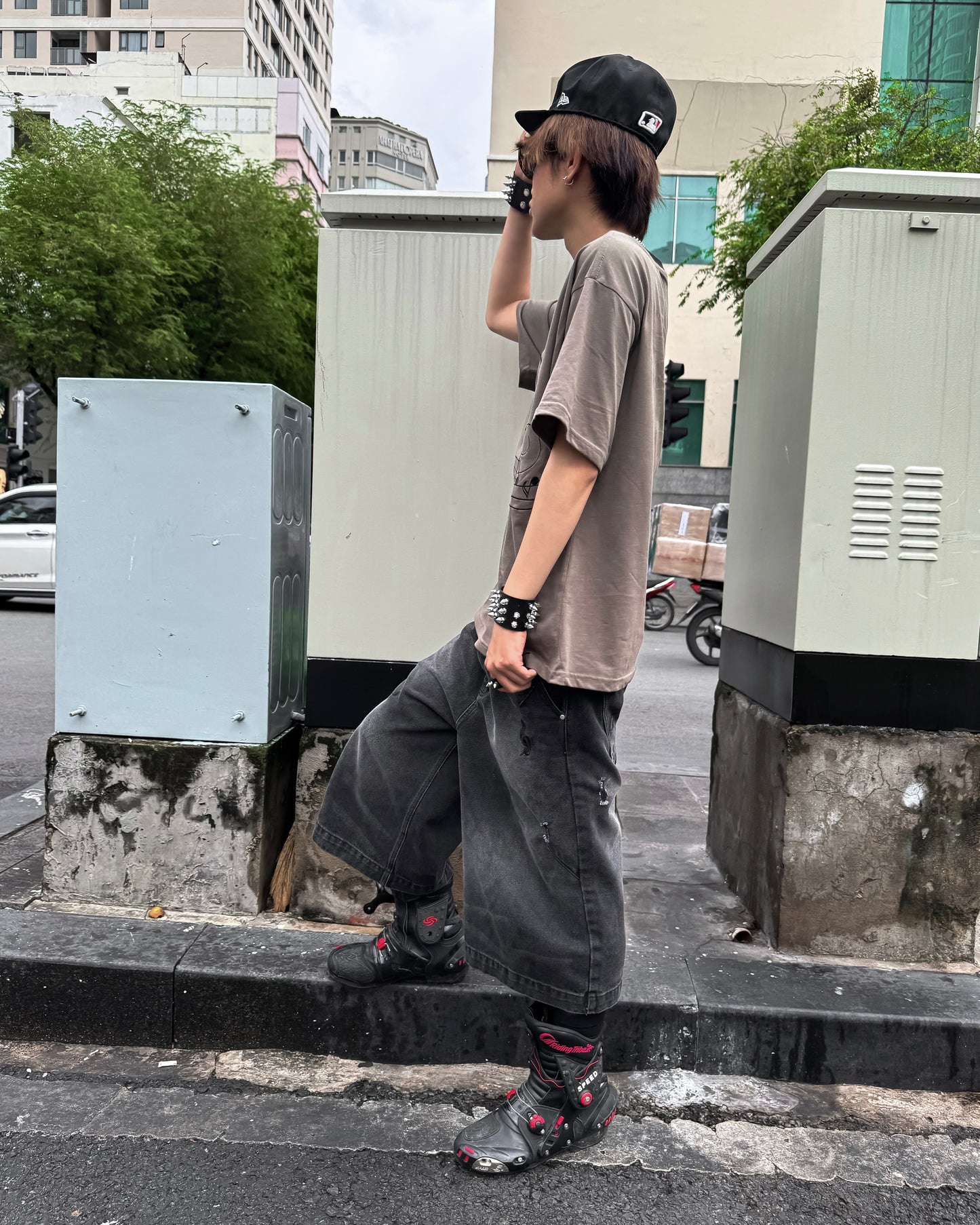 ROK MUSIC JORTS DENIM