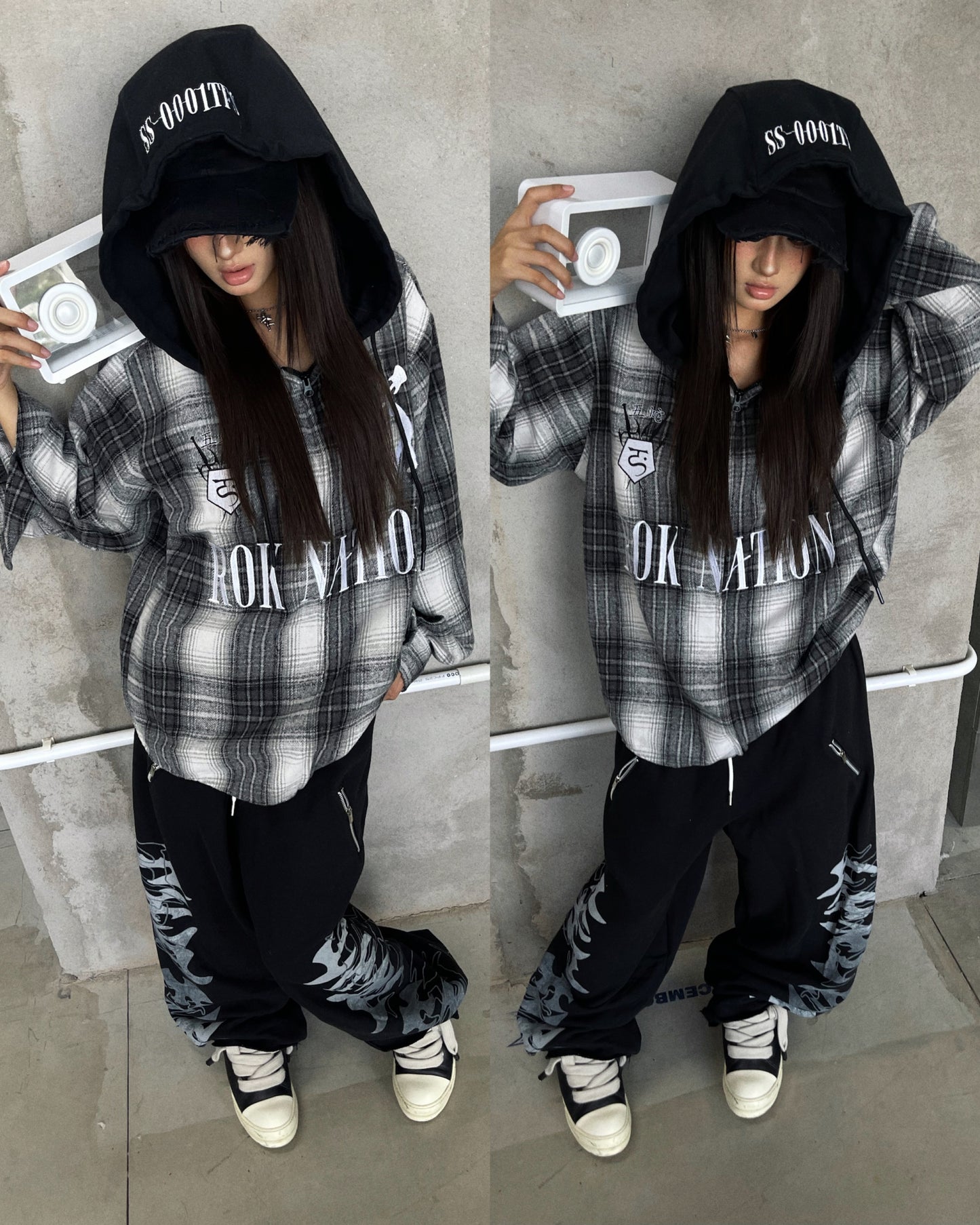 $LT - YEAR PLAID JACKET