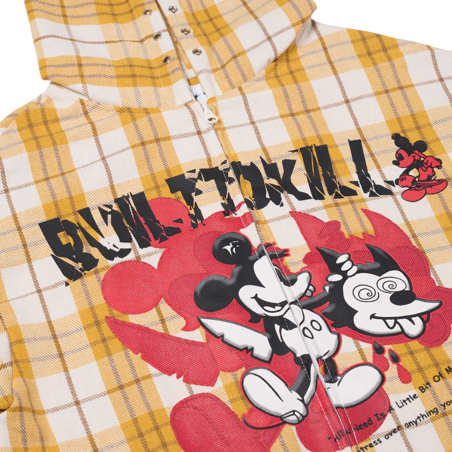 M!CKEY PLAID JACKET