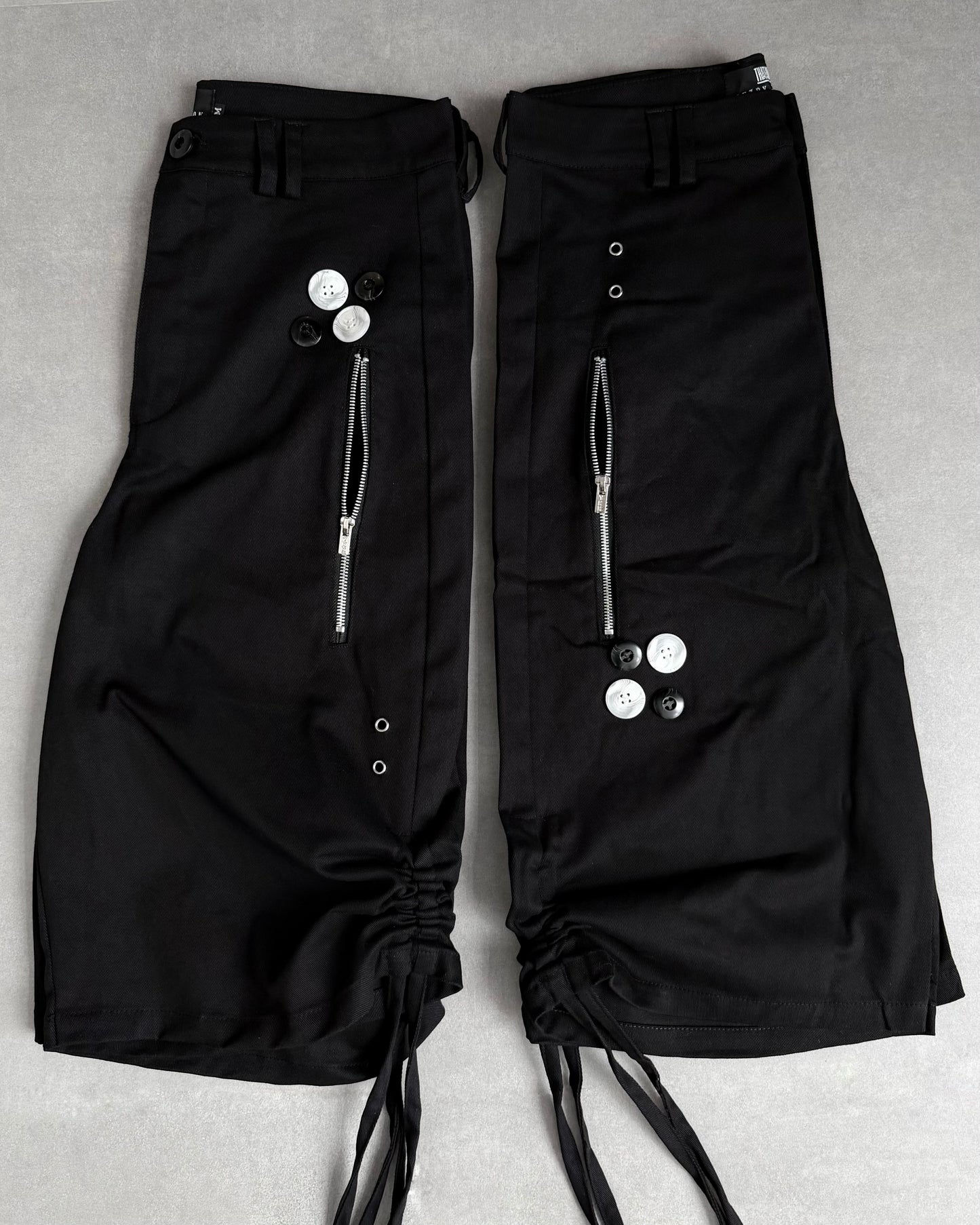 BLACK COFFIN SHORTS