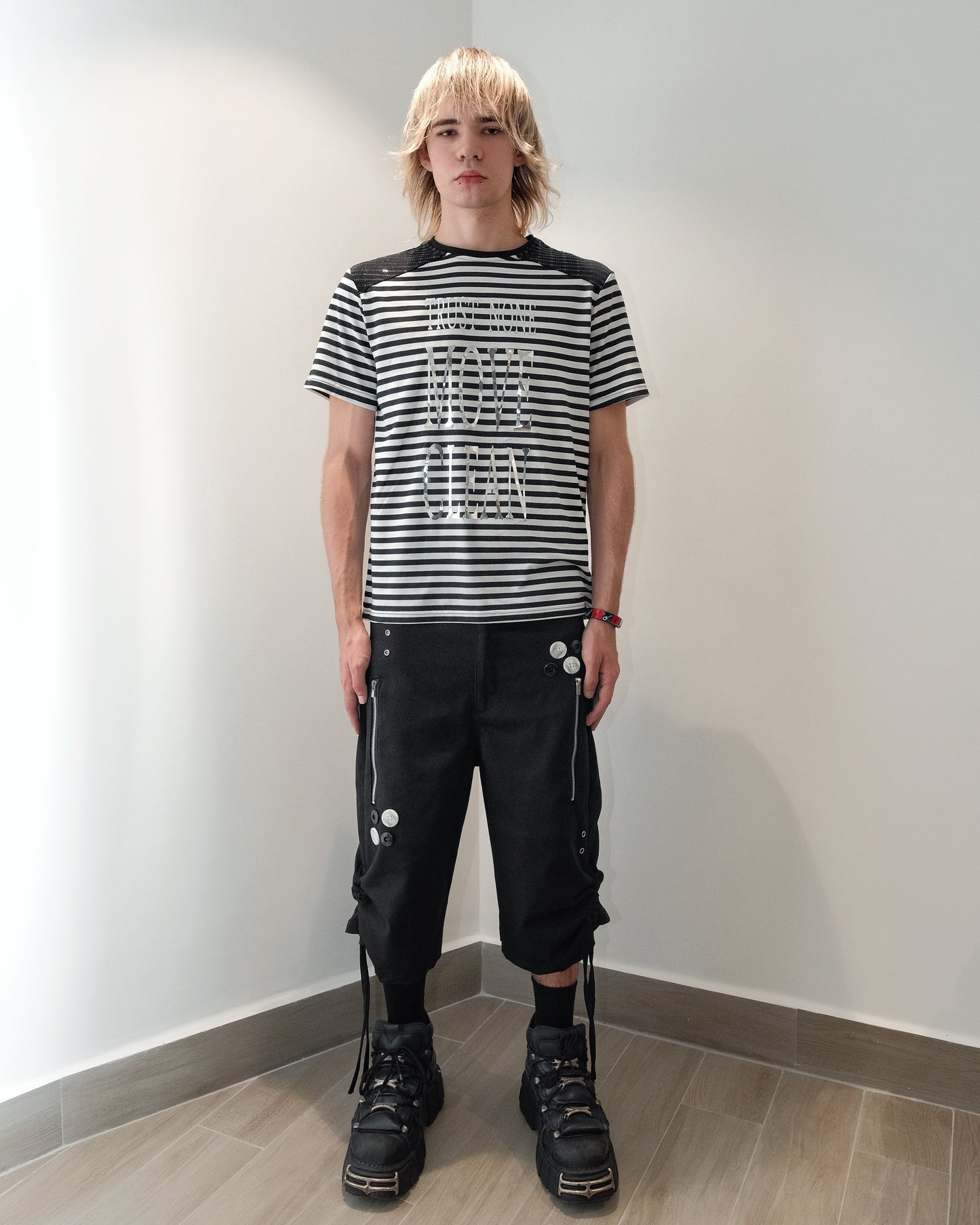 LUX KD STRIPED TEE