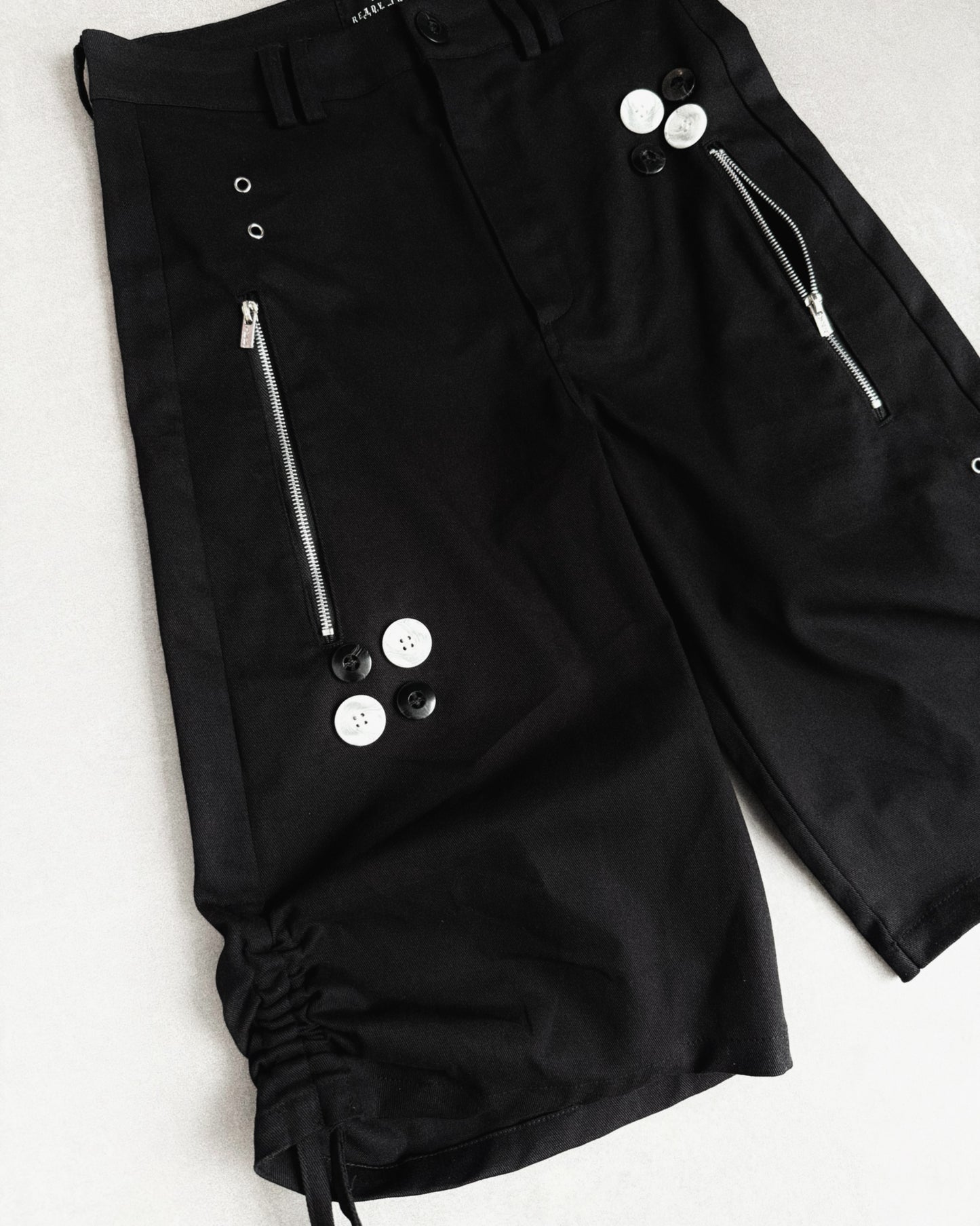 BLACK COFFIN SHORTS