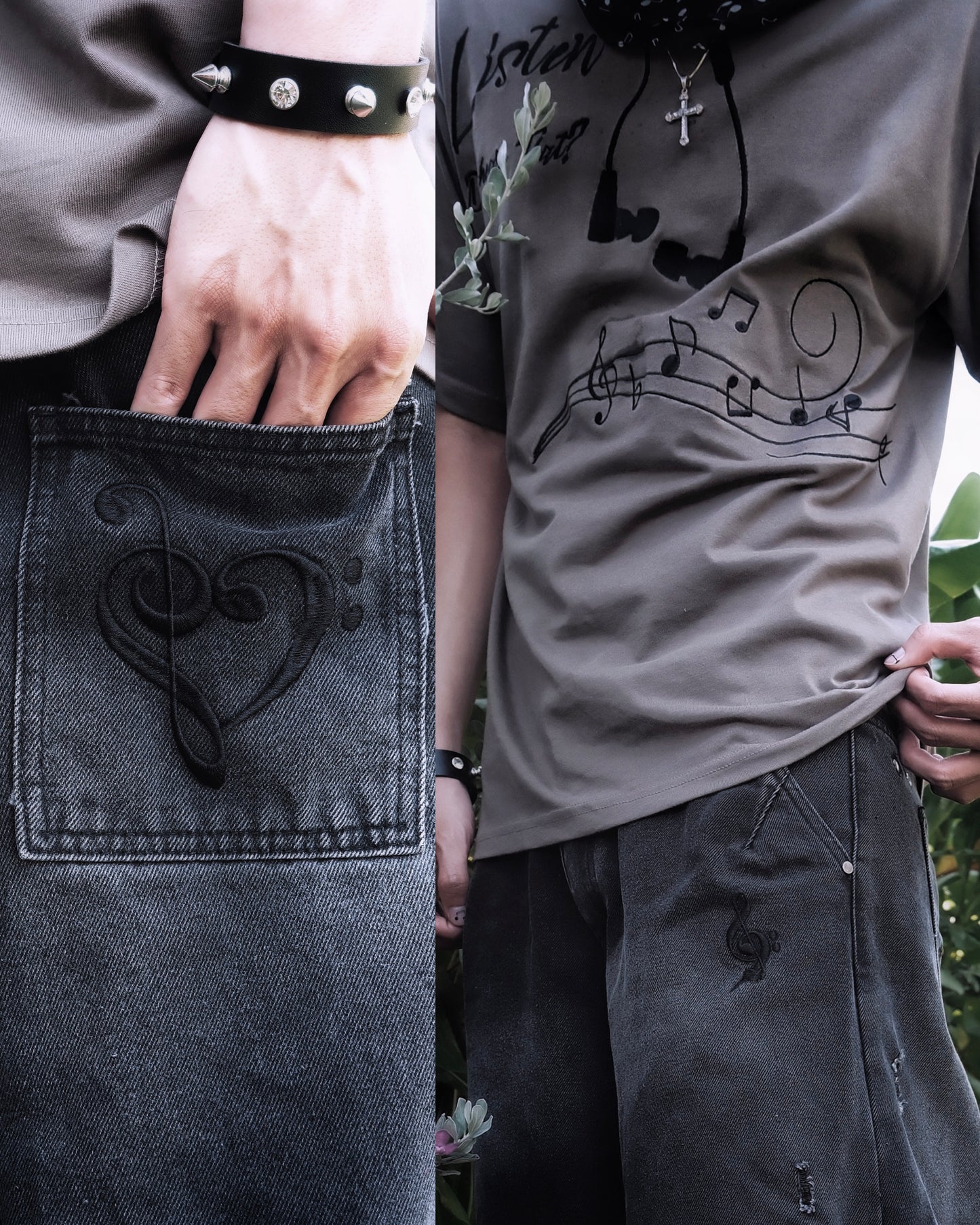 ROK MUSIC SHORT DENIM