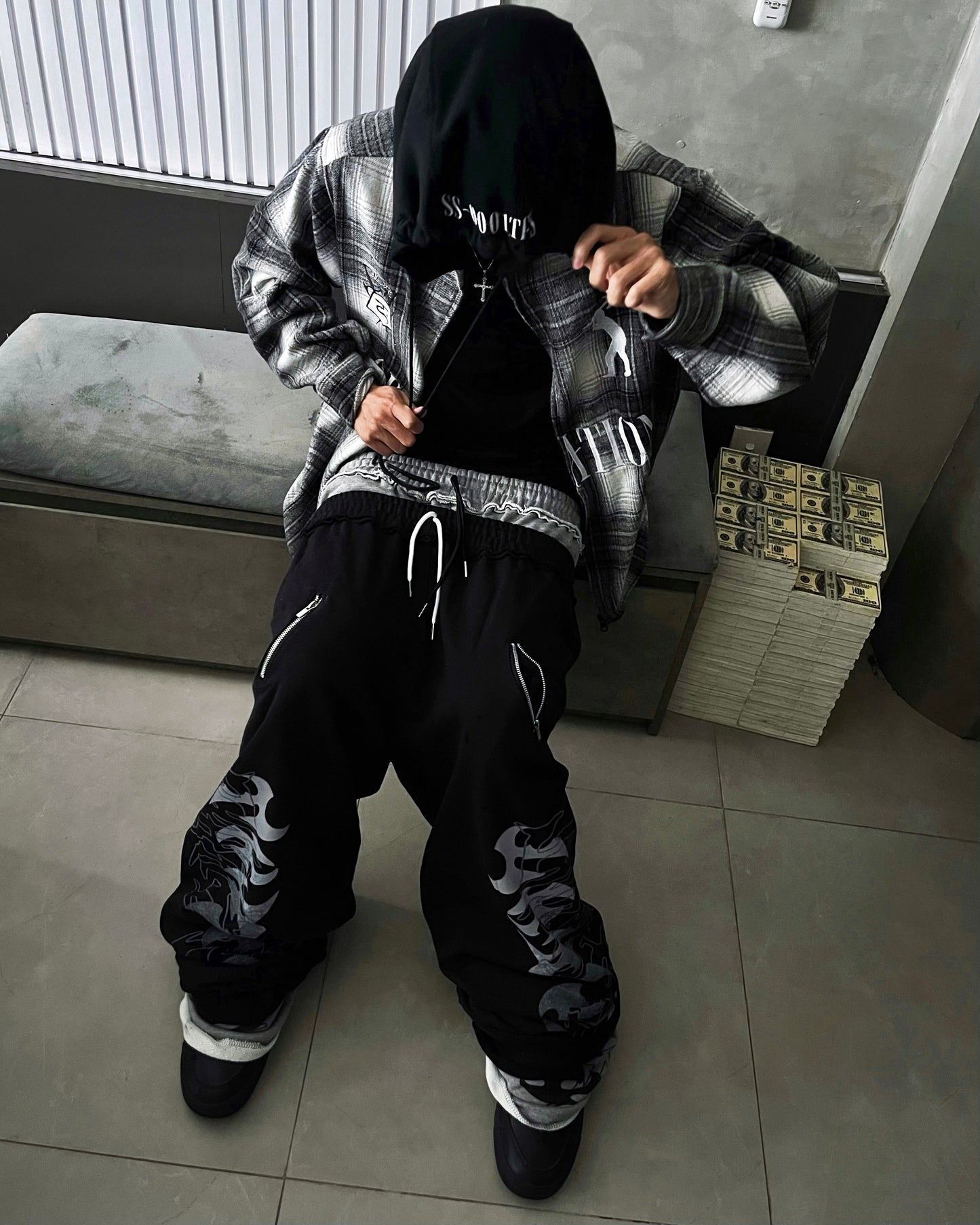 $LT-YEAR FLANNEL HOODED JACKET
