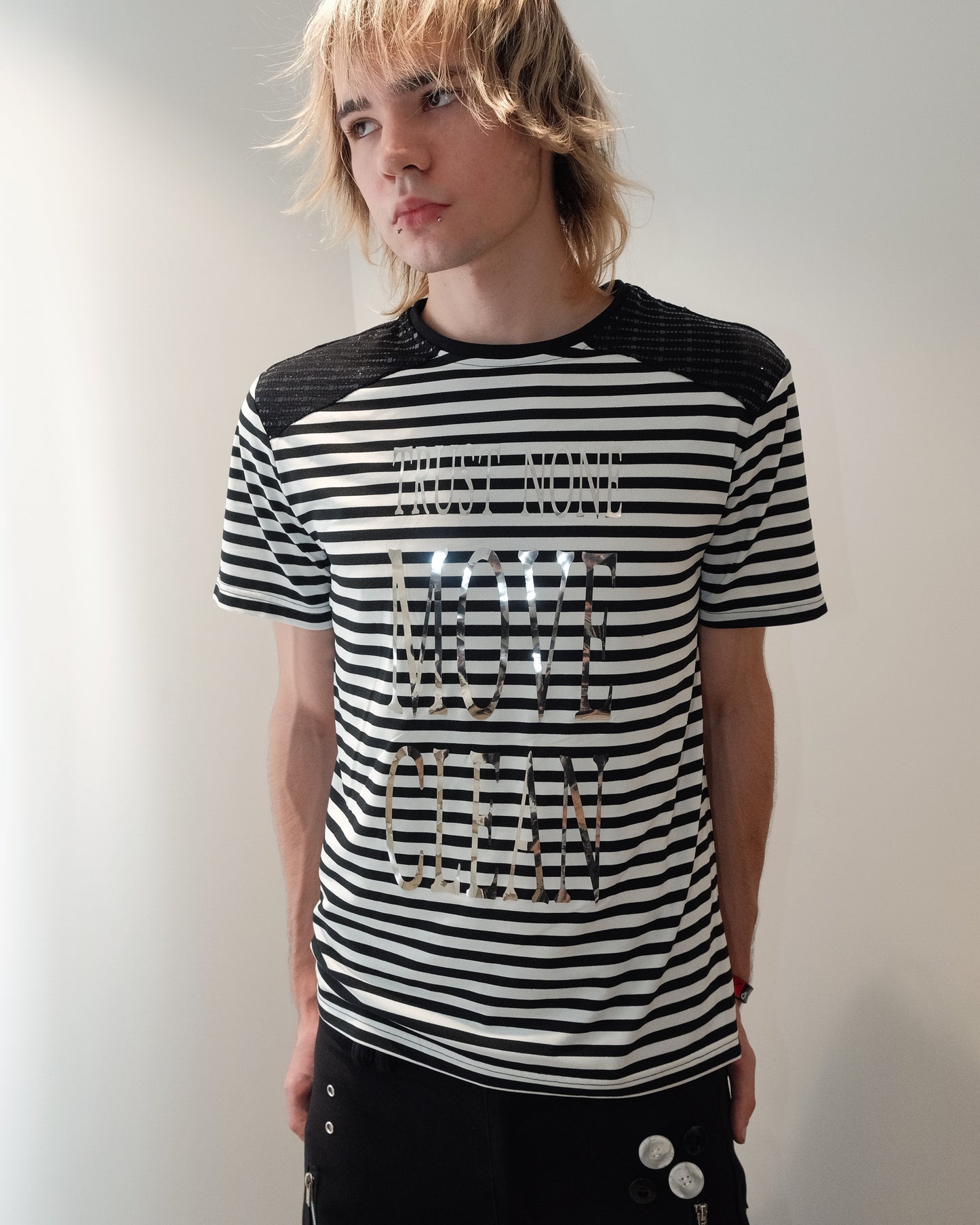 LUX KD STRIPED TEE