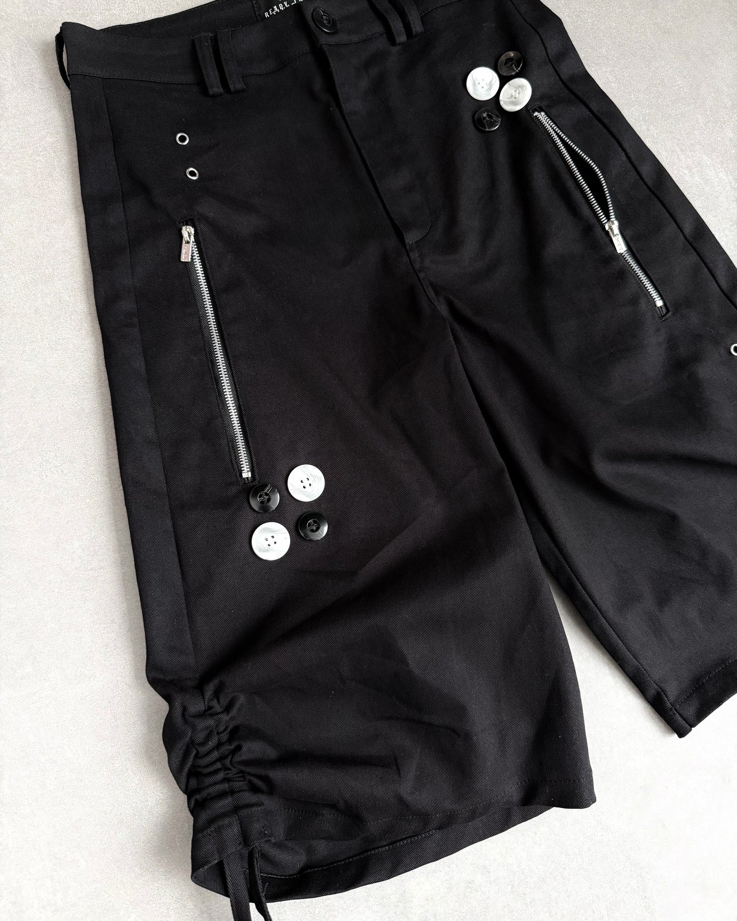 BLACK COFFIN SHORTS