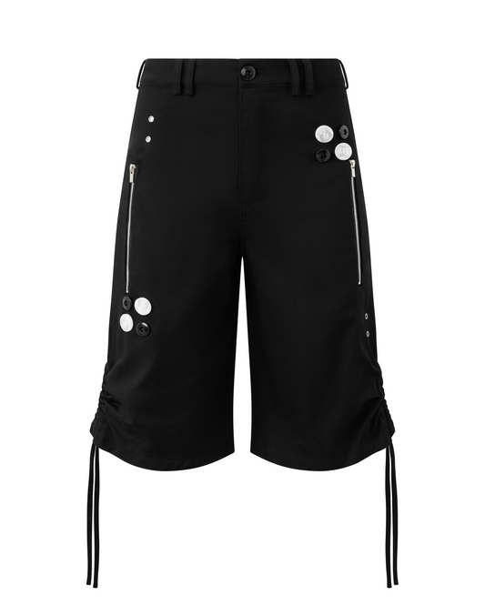 BLACK COFFIN SHORTS